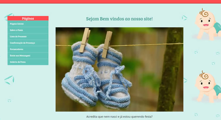 Como criar um site de presentes em dinheiro para chá de bebê (guia completo)